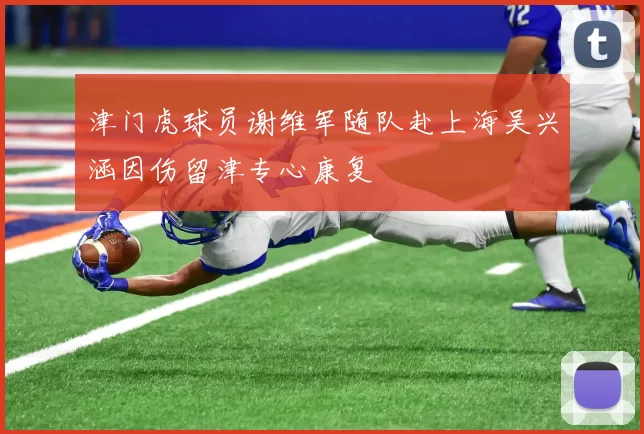 津门虎球员谢维军随队赴上海吴兴涵因伤留津专心康复